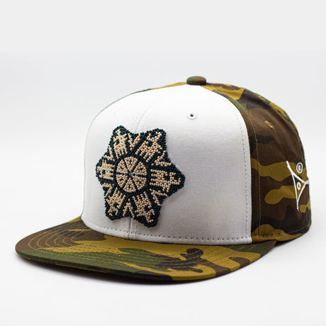 GORRA PLANA CAMUFLAJE | DANZA DE VENADOS VERDE - Huari MX
