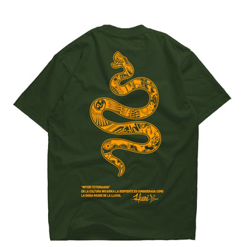 PLAYERA VERDE | SERPIENTE MOSTAZA - Huari MX