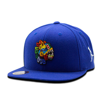 GORRA PLANA AZUL RE | CABEZA DE QUETZAL - Huari MX