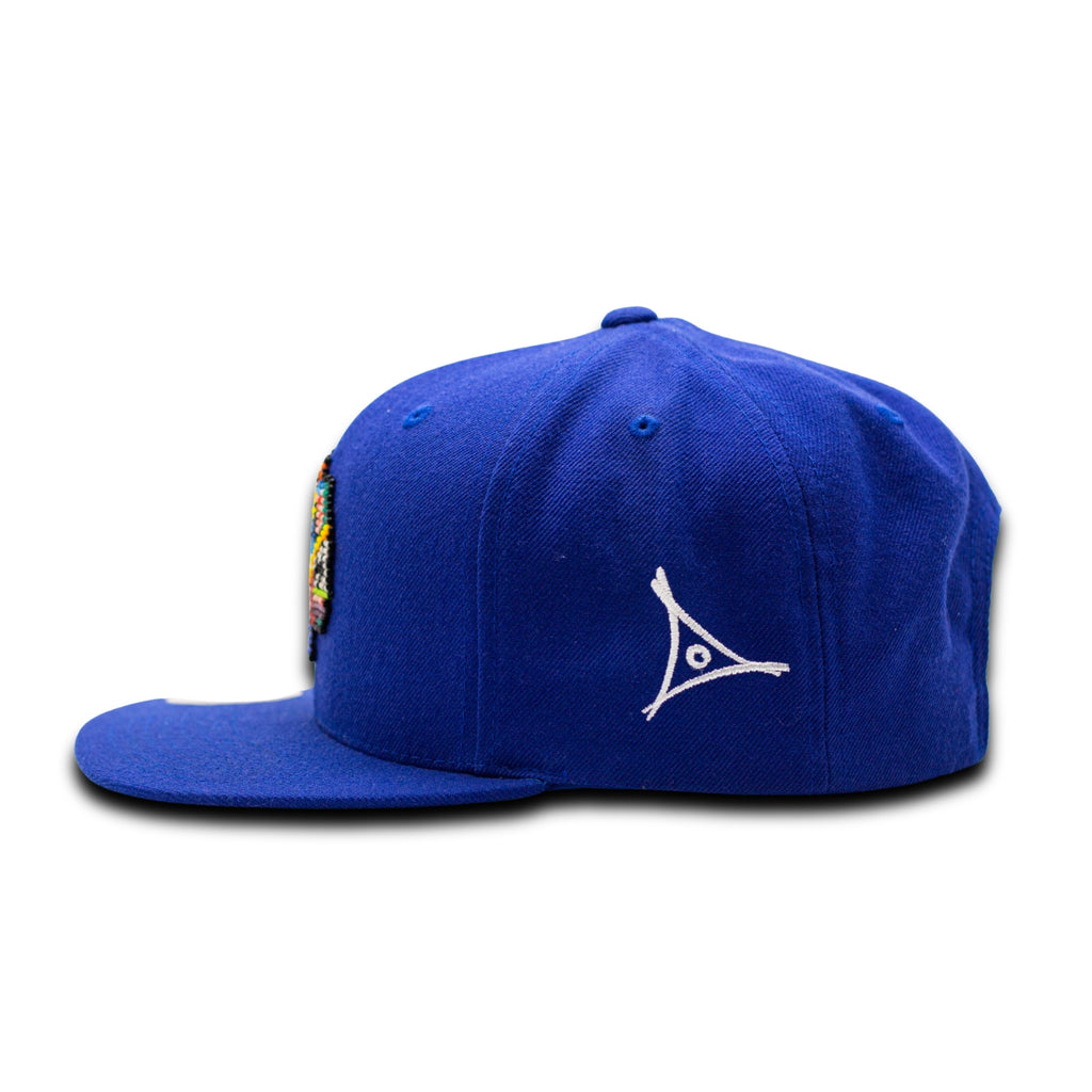 GORRA PLANA AZUL RE | CABEZA DE QUETZAL - Huari MX