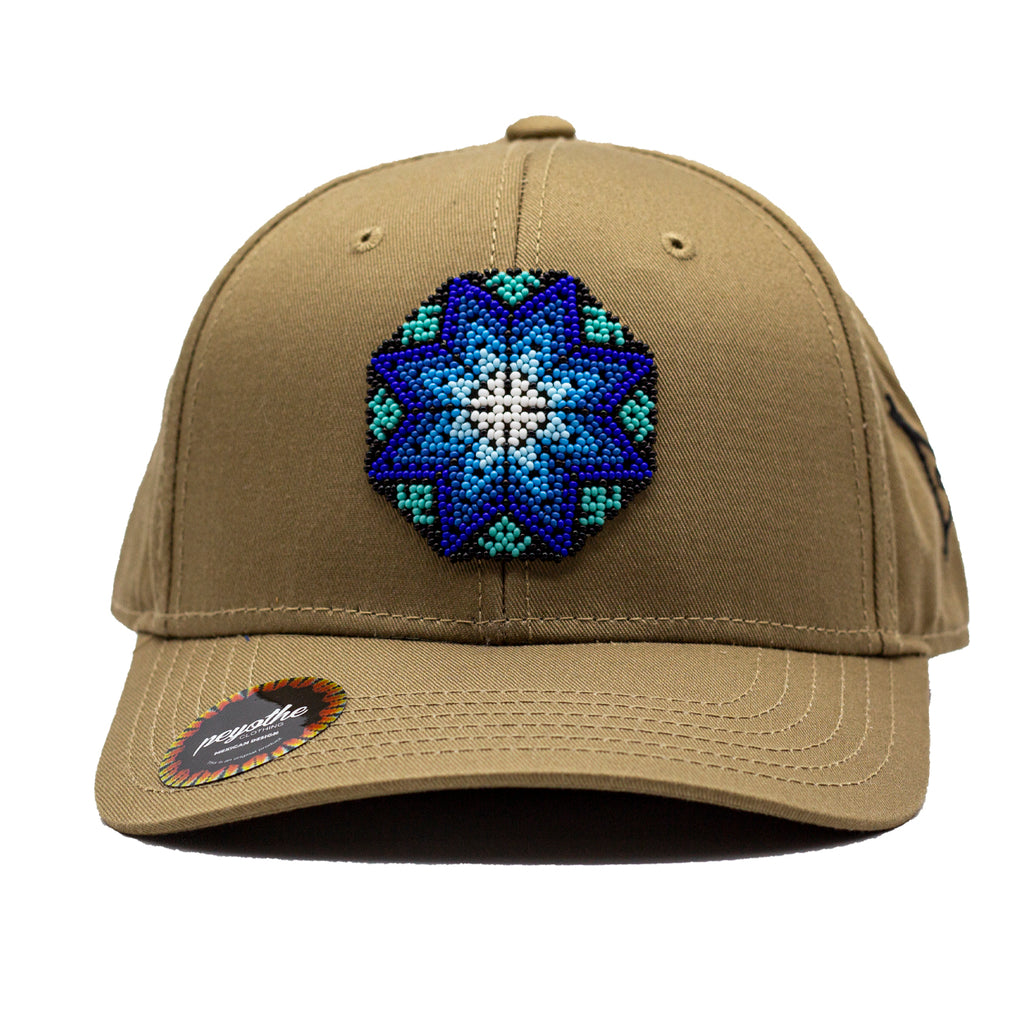 GORRA CURVA ARENA | ESTRELLA AZUL - Huari MX