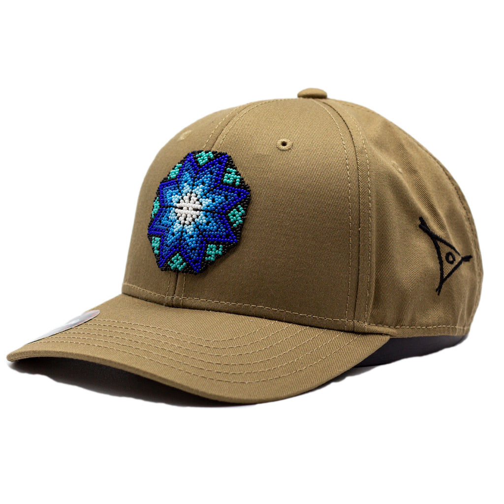 GORRA CURVA ARENA | ESTRELLA AZUL - Huari MX