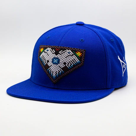 GORRA PLANA AZUL REY | ÁGUILA DE DOS CABEZAS - Huari MX