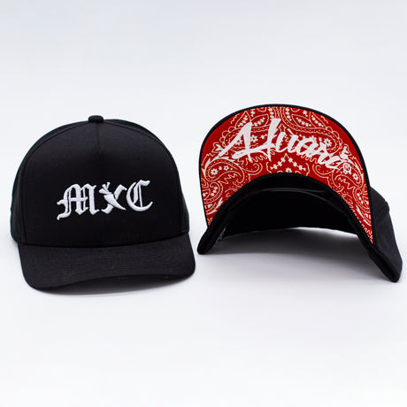 GORRA NEGRA MXC PALIACATE ROJO - Huari MX