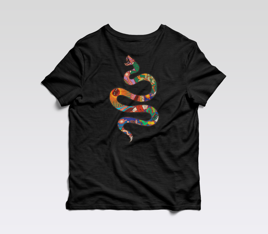 PLAYERA NEGRA | SERPIENTE - Huari MX